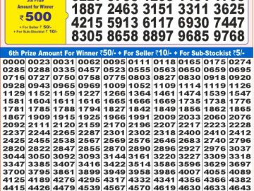 Lottery Result Today November 5, 2024