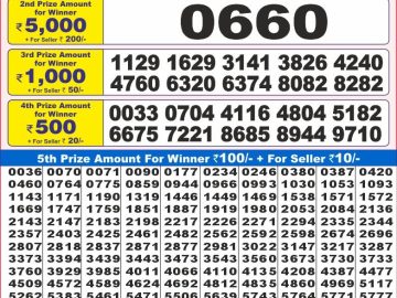 Lottery Result Today November 23, 2024