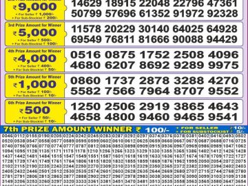 Lottery Result Today November 22, 2024