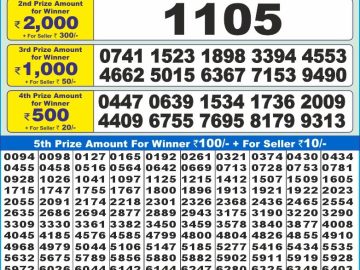 Lottery Result Today November 21, 2024