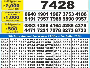 Lottery Result Today November 29, 2024