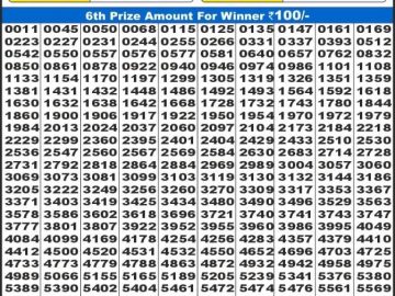 Lottery Result Today November 30, 2024