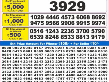 Lottery Result Today November 6, 2024