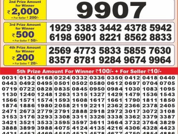 Lottery Result Today November 1, 2024