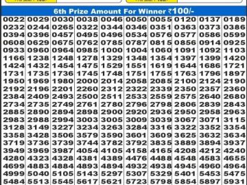 Lottery Result Today December 30, 2024