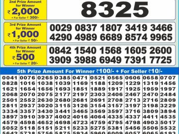 Lottery Result Today December 31, 2024