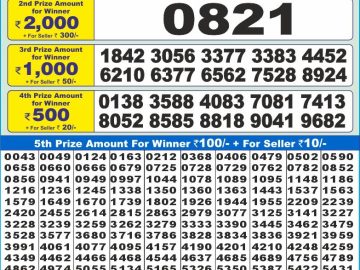 Lottery Result Today December 28, 2024