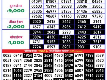 Lottery Result Today December 30, 2024