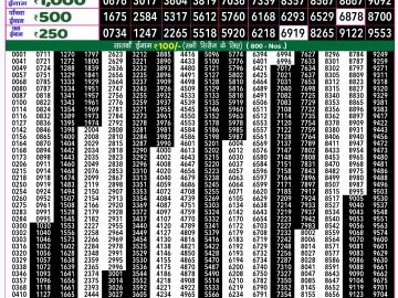 Lottery Result Today December 21, 2024