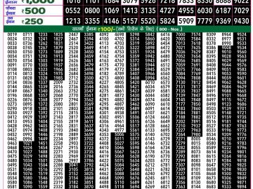 Lottery Result Today December 23, 2024