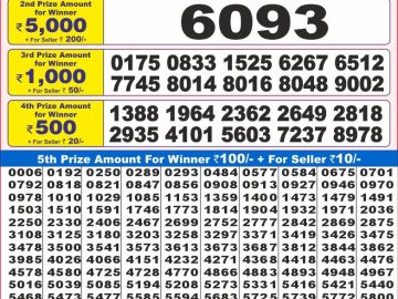 Lottery Result Today December 4, 2024