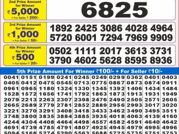 Lottery Result Today December 2, 2024