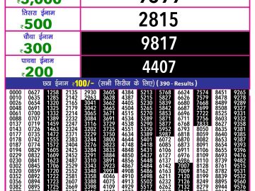 Lottery Result Today January 2, 2025