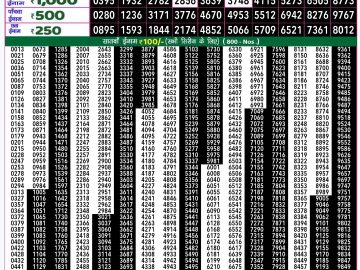 Lottery Result Today January 4, 2025