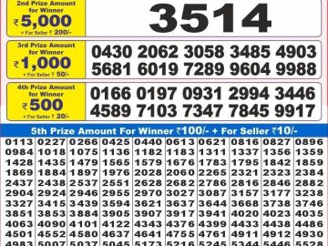 Lottery Result Today January 1, 2025